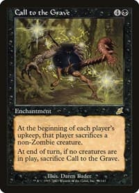 Call to the Grave - Scourge - Magic: The Gathering card