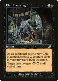 Chill Haunting - Scourge - Magic: The Gathering card