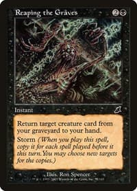 Reaping the Graves - Scourge - Magic: The Gathering card
