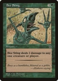 Bee Sting - Portal Second Age - Magic: The Gathering card