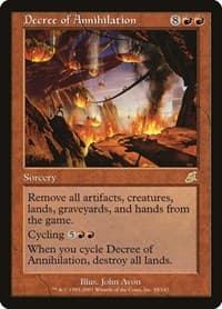 Decree of Annihilation - Scourge - Magic: The Gathering card
