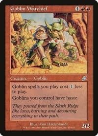 Goblin Warchief - Scourge - Magic: The Gathering card