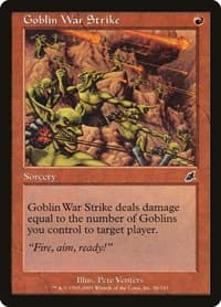 Goblin War Strike - Scourge - Magic: The Gathering card