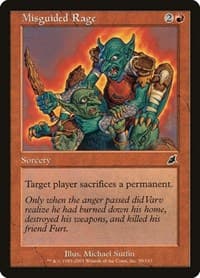 Misguided Rage - Scourge - Magic: The Gathering card