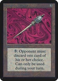 Disrupting Scepter - Alpha Edition - Magic: The Gathering card