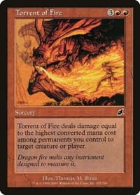 Torrent of Fire - Scourge - Magic: The Gathering card