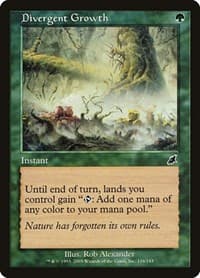 Divergent Growth - Scourge - Magic: The Gathering card