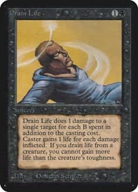 Drain Life - Alpha Edition - Magic: The Gathering card