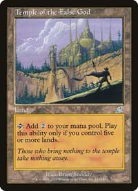 Temple of the False God - Scourge - Magic: The Gathering card