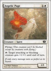Angelic Page - 8th Edition - Magic: The Gathering card