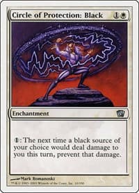 Circle of Protection: Black - 8th Edition - Magic: The Gathering card