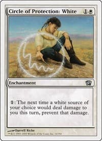 Circle of Protection: White - 8th Edition - Magic: The Gathering card
