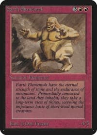 Earth Elemental - Alpha Edition - Magic: The Gathering card