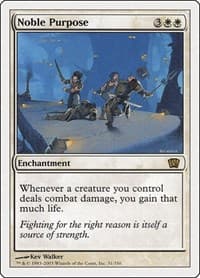 Noble Purpose - 8th Edition - Magic: The Gathering card