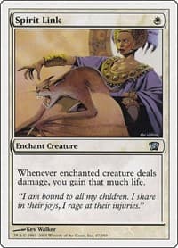 Spirit Link - 8th Edition - Magic: The Gathering card