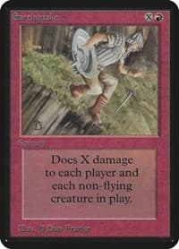 Earthquake - Alpha Edition - Magic: The Gathering card