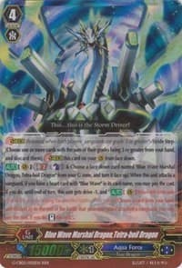 Blue Wave Marshal Dragon, Tetra-boil Dragon - G-CB02: Commander of the Incessant Waves - Cardfight Vanguard card