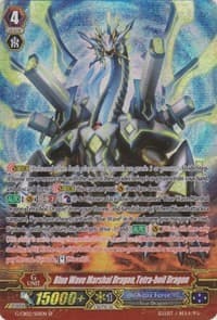 Blue Wave Marshal Dragon, Tetra-boil Dragon (SP) - G-CB02: Commander of the Incessant Waves - Cardfight Vanguard card