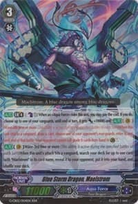 Blue Storm Dragon, Maelstrom - G-CB02: Commander of the Incessant Waves - Cardfight Vanguard card