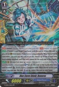 Blue Storm Shield, Homerus - G-CB02: Commander of the Incessant Waves - Cardfight Vanguard card