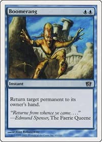 Boomerang - 8th Edition - Magic: The Gathering card