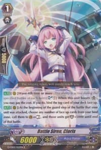 Battle Siren, Cloris - G-CB02: Commander of the Incessant Waves - Cardfight Vanguard card