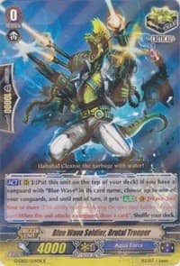 Blue Wave Soldier, Brutal Trooper - G-CB02: Commander of the Incessant Waves - Cardfight Vanguard card