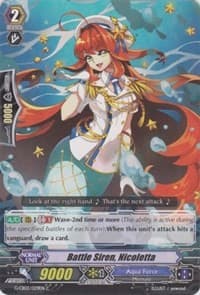 Battle Siren, Nicoletta - G-CB02: Commander of the Incessant Waves - Cardfight Vanguard card