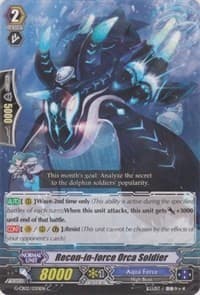 Recon-in-force Orca Soldier - G-CB02: Commander of the Incessant Waves - Cardfight Vanguard card