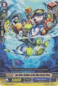 Sea Otter Soldier of the Blue Storm Fleet - G-CB02: Commander of the Incessant Waves - Cardfight Vanguard card