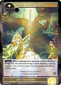 Justice of God's Sword - The Twilight Wanderer - Force of Will card