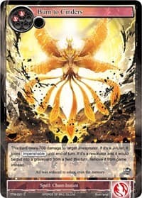 Burn to Cinders - The Twilight Wanderer - Force of Will card