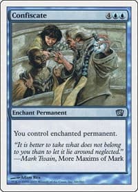 Confiscate - 8th Edition - Magic: The Gathering card