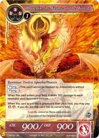 Phoenix, the Flame of the World - The Twilight Wanderer - Force of Will card
