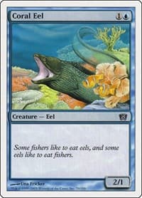 Coral Eel - 8th Edition - Magic: The Gathering card