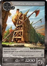 Deployable Defense Device - The Twilight Wanderer - Force of Will card