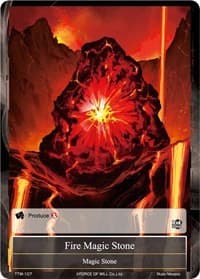 Fire Magic Stone - The Twilight Wanderer - Force of Will card