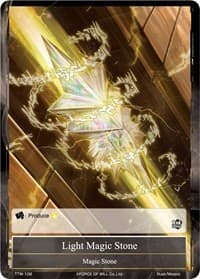 Light Magic Stone - The Twilight Wanderer - Force of Will card