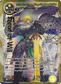 Arthur Pendragon, King of the Round Table (Full Art) - The Twilight Wanderer - Force of Will card