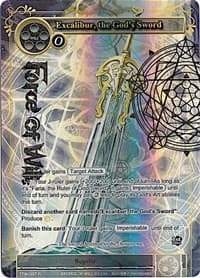 Excalibur, the God's Sword (Full Art) - The Twilight Wanderer - Force of Will card