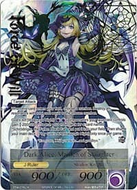 Girl in Twilight Garb // Dark Alice, Maiden of Slaughter (Full Art) - The Twilight Wanderer - Force of Will card