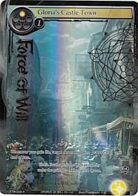 Gloria's Castle Town (Full Art) - The Twilight Wanderer - Force of Will card