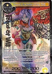 Perceval, the Seeker of Holy Grail (Full Art) - The Twilight Wanderer - Force of Will card