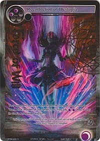Recollection of Dystopia (Full Art) - The Twilight Wanderer - Force of Will card