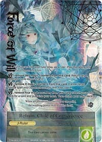 Reflect, Child of Potential // Refrain, Child of Convergence (Full Art) - The Twilight Wanderer - Force of Will card