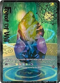 Ruler's Memoria (Full Art) - The Twilight Wanderer - Force of Will card