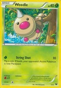 Weedle - McDonald's Promos 2014 - Pokemon card