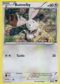 Bunnelby - McDonald's Promos 2014 - Pokemon card