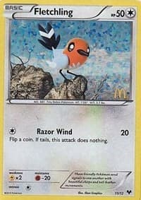 Fletchling - McDonald's Promos 2014 - Pokemon card