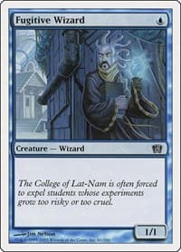 Fugitive Wizard - 8th Edition - Magic: The Gathering card